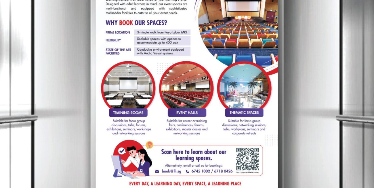 Bizsquare supported LLI by designing a suite of cohesive marketing collaterals, starting with refreshing LLI’s photo library through professional facility shoots. These visuals were applied across corporate gifts such as calendars and greeting cards, as well as digital and animated e-cards that showcased LLI’s vibrant learning culture.